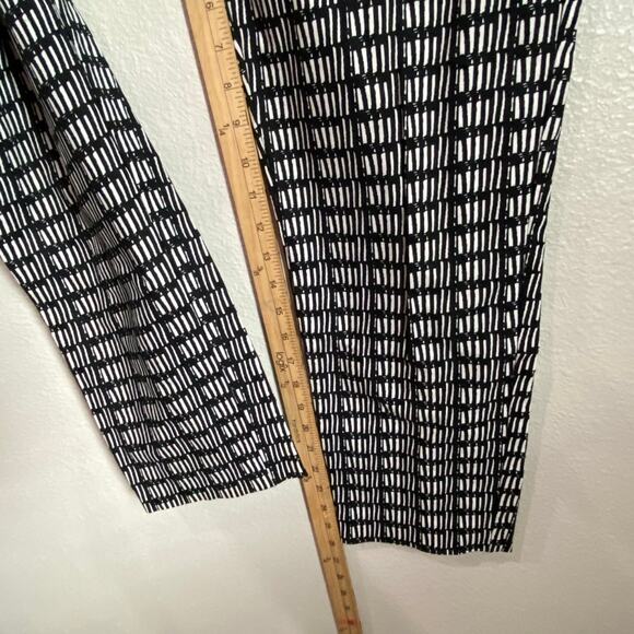 Andrianna Papell pants size 10 black with white zipper - Picture 6 of 10